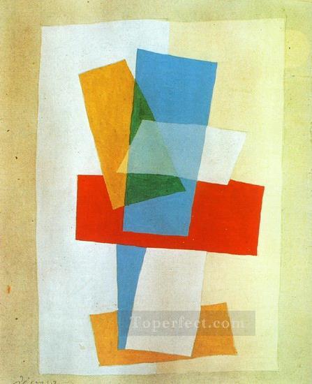 Composición I 1920 cubismo Pablo Picasso Pintura al óleo